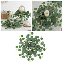 Candle Ring Wreath Imitation Kitchen Cabinet Wreath Diameter Candle Ring Small Bohemian Wreath Column Candlestick Suitable For Wedding Parties Home Desktop Candles & Holders Easy To Use