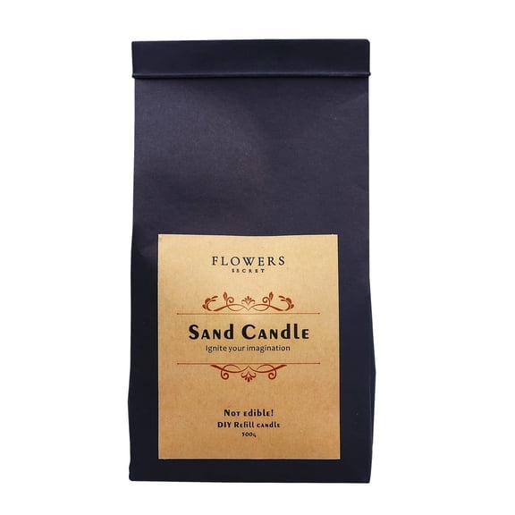 Candle Sand Kit for DIY Candles in Any Container – Reusable Clean Burning Wax Granules with Wicks, Customizable Unscented Palm Soy Blend for Home Decor and Gifts