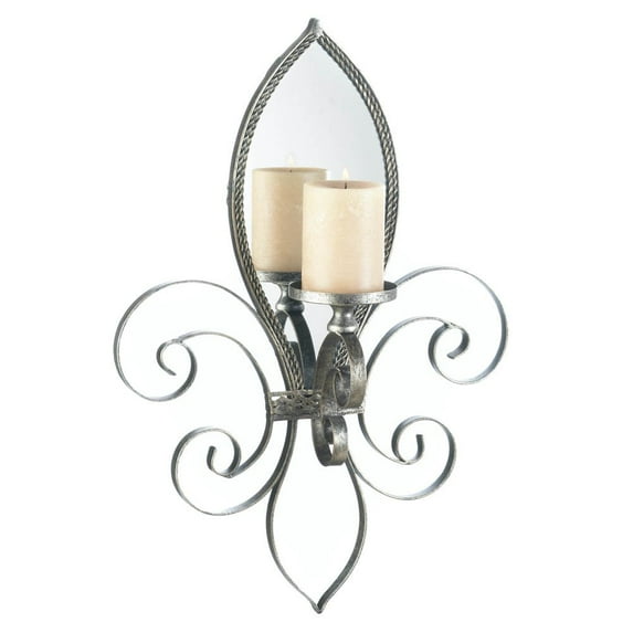 Decorative Candle Sconces, Mirrored Indoor Modern Sconces Wall Decor