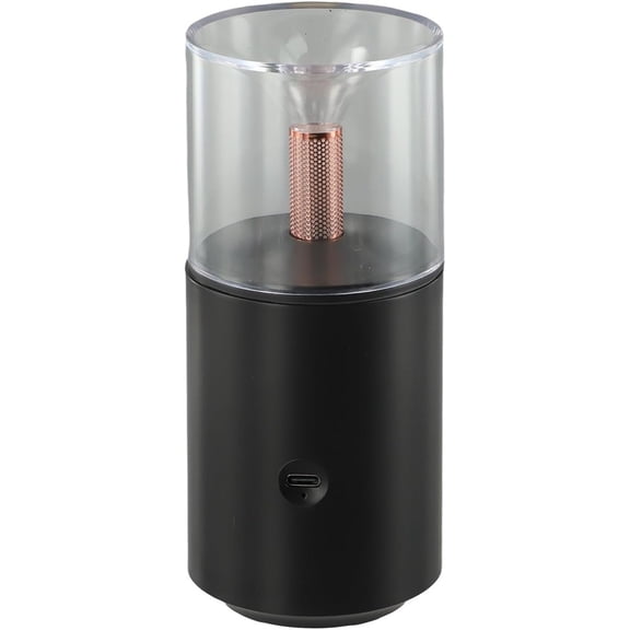 Candle Shape Electric Humidifier Misting Machine USB Essential Oil Diffuser Car Aroma Device with Warm Light 120Ml