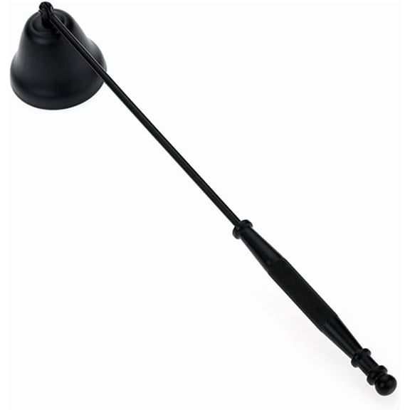 Candle Snuffer Stainless Steel Candle Extinguisher With Handle For Putting Out Extinguish Nest Flame Accessory, Black