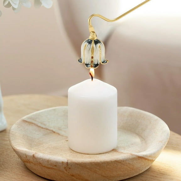 Candle Snuffer, Unique Candle Extinguisher Snuffer, Decorative Candle Extinguisher Metal Candle Tool