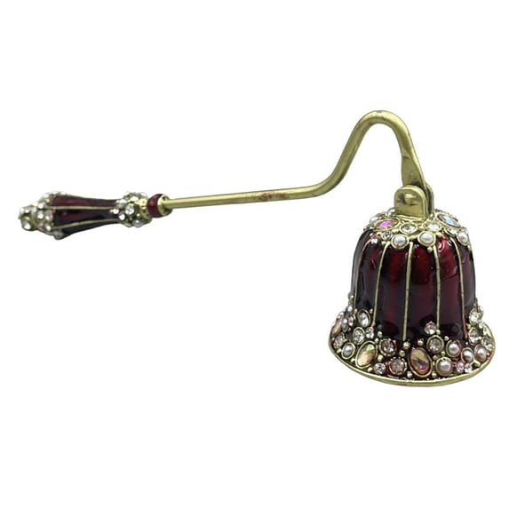 Candle Snuffer Wick Flame Extinguisher Long Handle Zinc Alloy for Safely Putting Out All Candle Types Home Decor