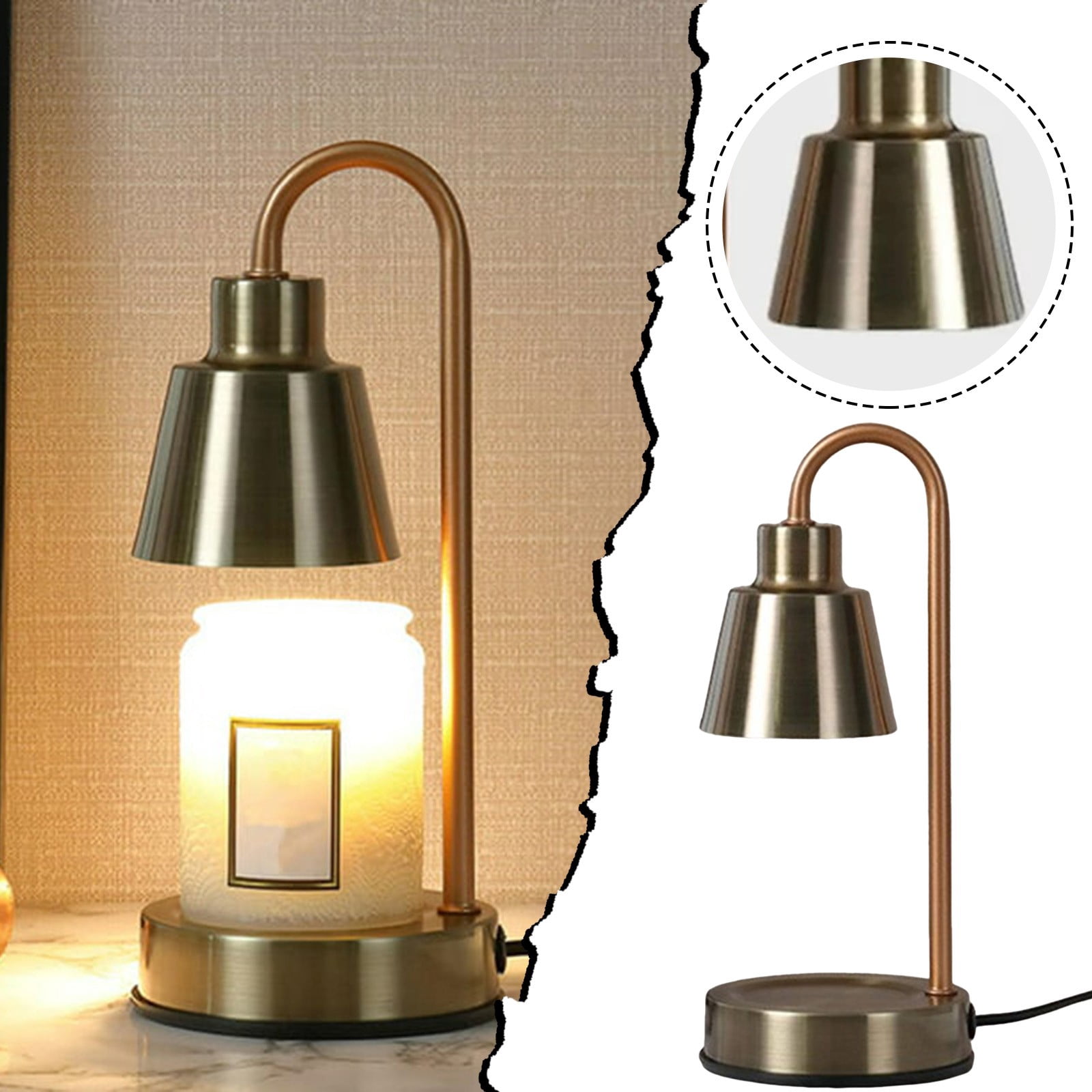 Candle Stand Decorative Aromatherapy Lamps Wax Lamps Candle Home Plug In Bedside Lamp Metal Fall Candle Holders for 3 Wick Mini Candle Holder Modern Pillar Candle Holder Small Tealight Candle Holder
