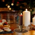 thumbnail image 1 of Candle Stick Holder, Handle Stand Iron Candle Stick Holder, Small Taper Candle Holder for Table Home Decoration, 1 of 6
