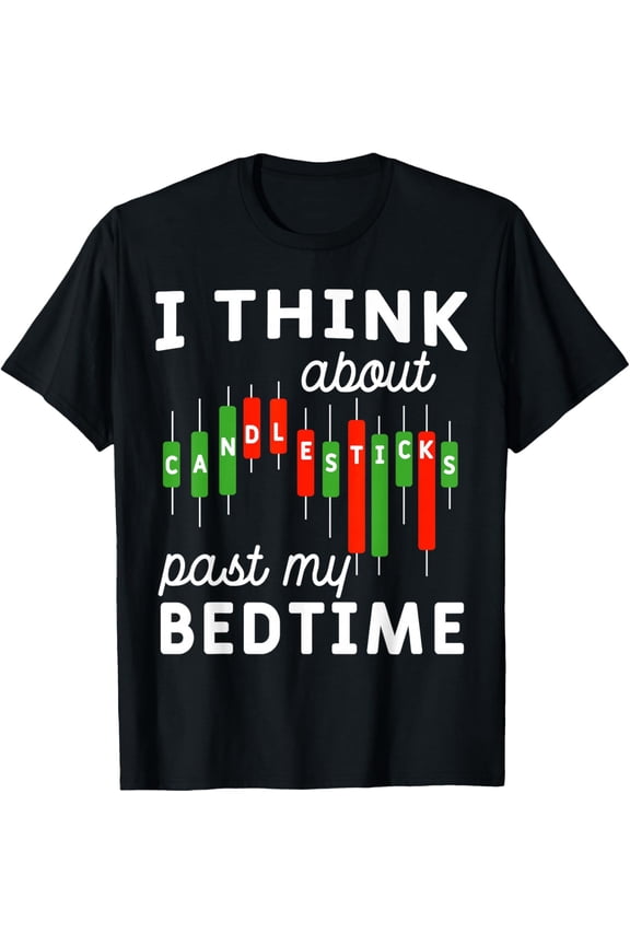 Candle Sticks Forex Currency Trade Stock Market Trading T-Shirt
