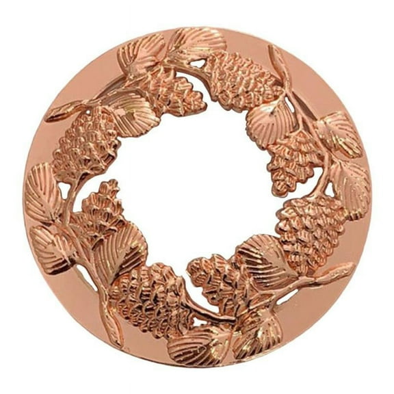 Candle Topper Metal Candle Lid Shade Sleeves for Candle - Help Candle Melt Evenly and Look Delicate - Rose Gold