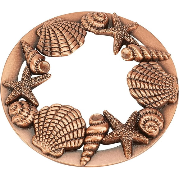 Candle Toppers Scented Candle Cover Jar Lids Shades Sleeves Gifts Shell Starfish Pattern Candle Accessories for Women - Help Candle Melt Evenly Gold