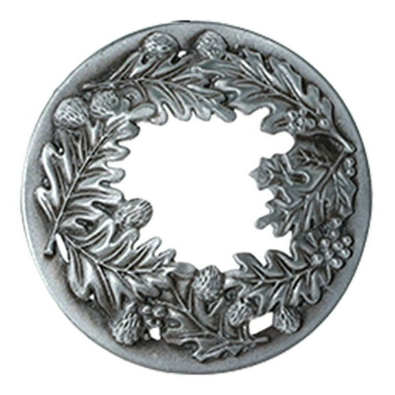 Candle Toppers Scented Candles Cover,Candles Gifts for Women,Help Jar Candles Melt Evenly Leaf 7.8cm Silver