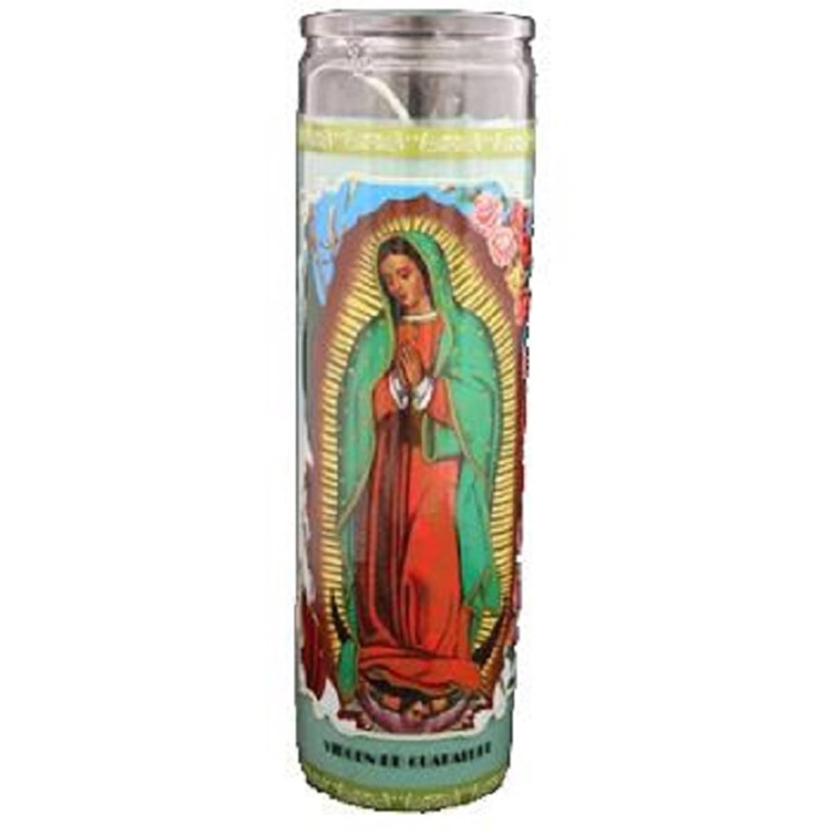 Candle, Virgen De Guadalupe - White, Count 1 - Candle / Grab Varieties ...