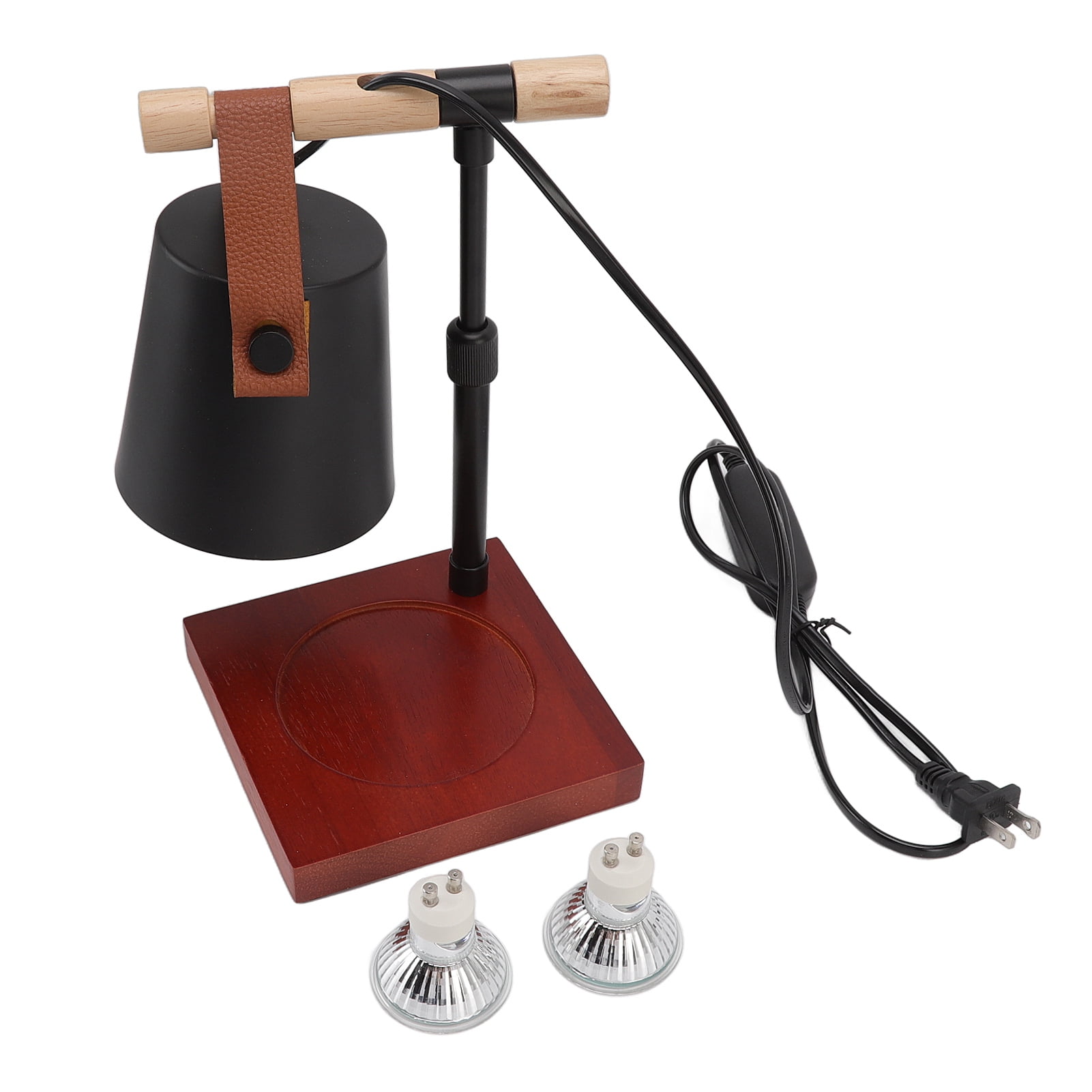 Candle Warmer Lamp Dimmer Timing Adjustable Wooden Candle Wax Melter US