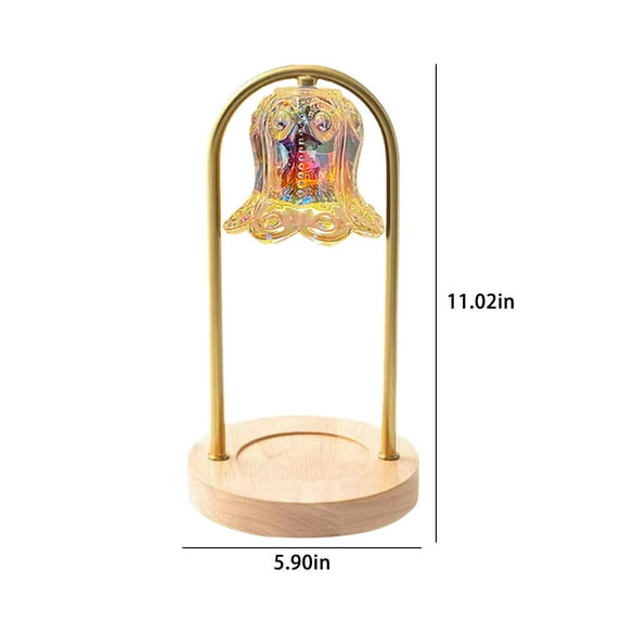 Candle Warmer Lamp, Electric Candle Warmer Lamp with Timer & Dimmer , Height Adjustable Scented Candle Wax Melter Warming Lamp Gifts for Mom ( Glass, Metal)