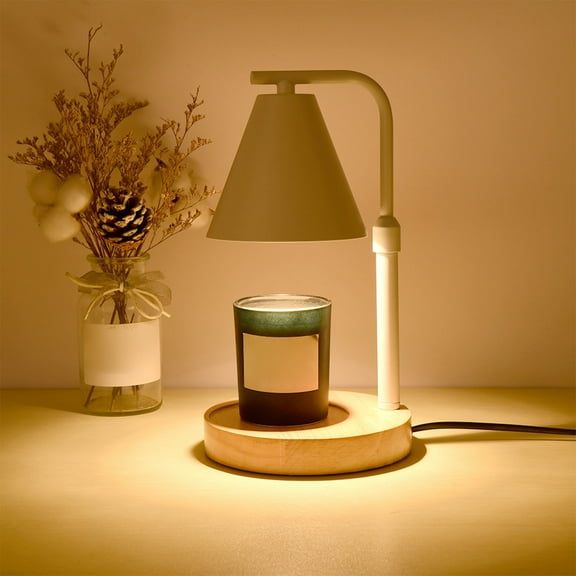 Candle Warmer Lamp No Flame Electric Candle Wax Melting Lamp Adjustable Brightness Warmer Lamp For Home Bedroom Decor Table Light for Home Office Men Women Gift