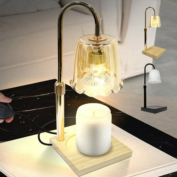 Candle Warmer Lamp, Modern Farmhouse Decor, Wax Melt Warmer, Office Apartment Dorm Room Home Decor, Gifts for Mom Women Friend Sister(2PC-Set)