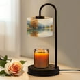 thumbnail image 1 of Candle Warmer Lamp with Timer, Autumn Landscape Fall Trees Lake Autumn Trees Mountain Non-slip Wireless Remote Control Wax Melts Warmer with 4 Bulbs for Home Office Dorm, Birthday Gifts for Women, 1 of 7