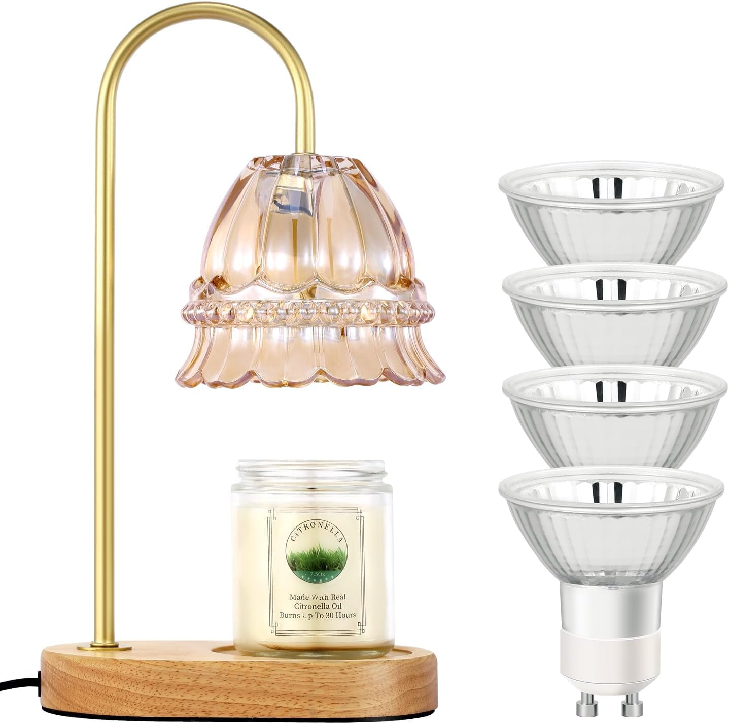 Candle Warmer Lamp with Timer, Dimmable Electric Candle Warmer Melter