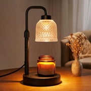 Noahstrong Candle Warmer Lamp with Timer, Dimmable Wax Warmer Lamp for Jar Candles, Electric Candle Lamp Warmer with 2 Bulbs, Height Adjustable Candle Lamps for Women New Home Decor