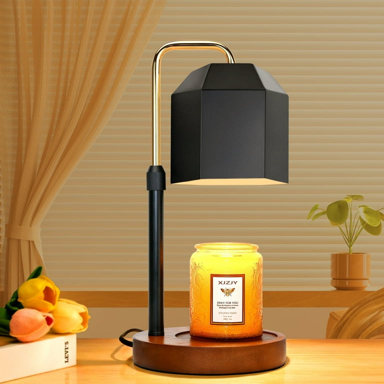 Candle Warmer Lamp with Timer Dimmer Adjustable Height for New Home Bedroom,Mothers Day Gifts,Vintage Home Decor for Scented Jar