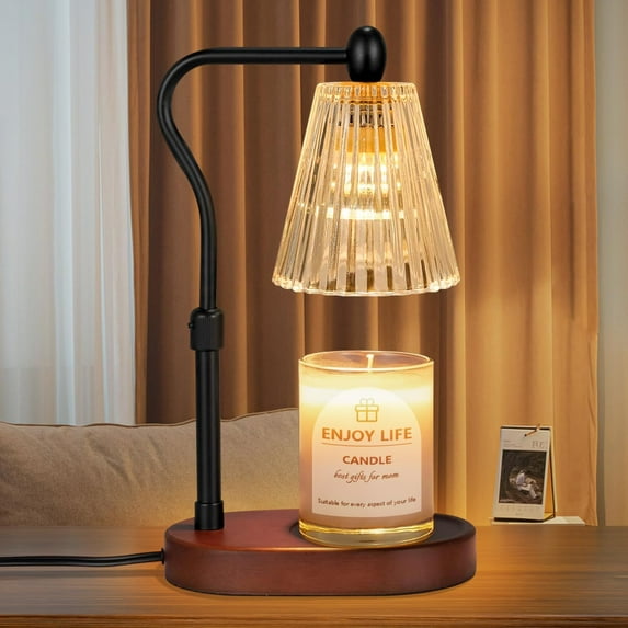 Candle Warmer Lamp with Timer Dimmer Adjustable Height,Mothers Day Gifts,Electric Wax Warmer Vintage Home Decor for Scented Jar Candles,Birthday Gifts for Women