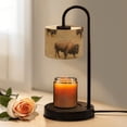 thumbnail image 1 of Candle Warmer Lamp with Timer Dimmer Buffalo Tan Grass Illustrations Candle Lamp Warmer for Jar Candle with 4 Bulbs Birthday Gifts for Women House Warming Gifts, 1 of 8