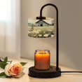 thumbnail image 1 of Candle Warmer Lamp with Timer, Farmhouse Dandelion Rustic Flower Barn Wooden Fence Non-slip Wireless Remote Control Wax Melts Warmer with 4 Bulbs for Home Office Dorm, Birthday Gifts for Women, 1 of 7