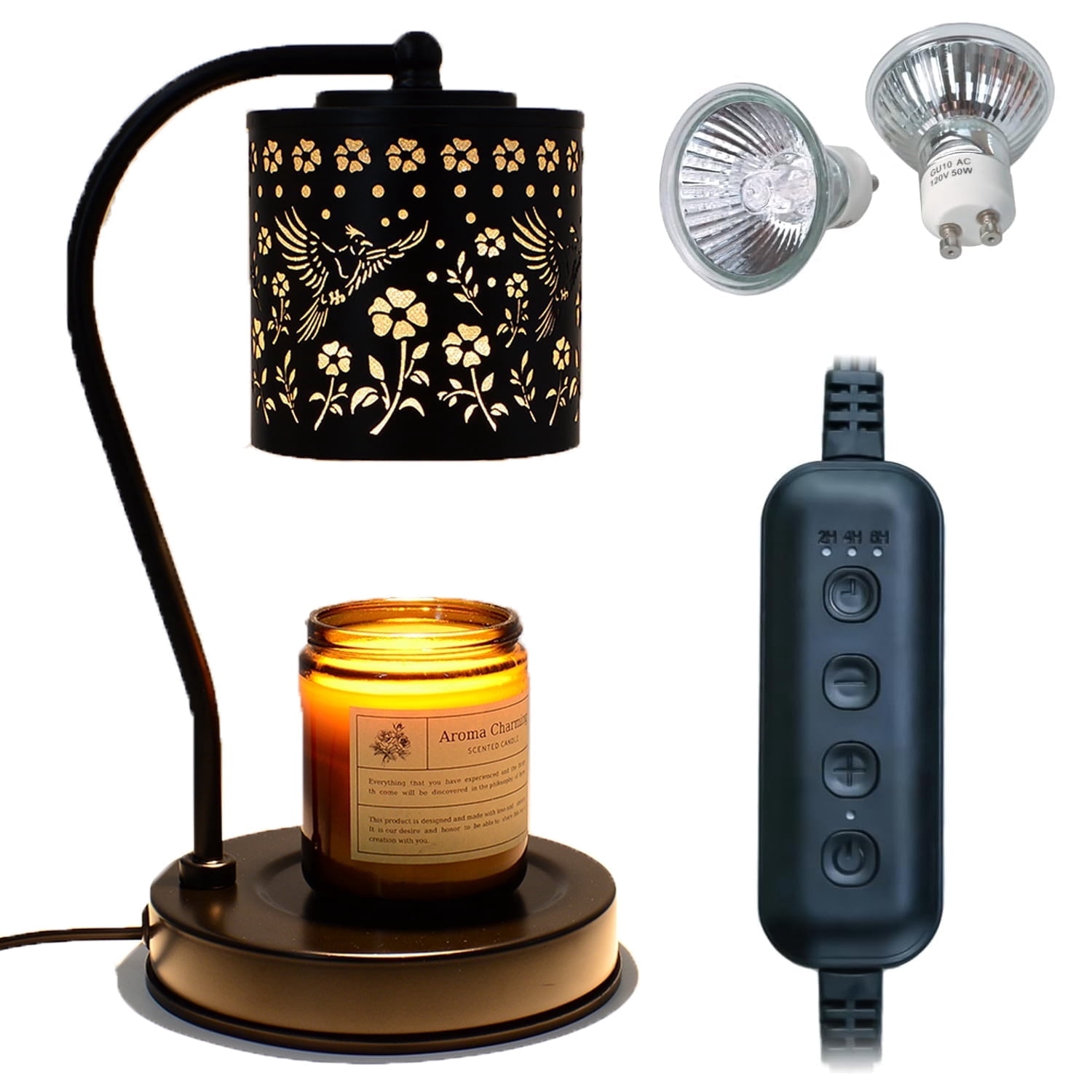 Candle Warmer Lamp Timer Hummingbird Electric Candle Lamp Warmer, Birthday Christmas Gifts, Mothers Day Gifts for Mom, Wax Melt for Scented Candles, Compatible 