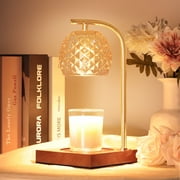 Candle Warmer Lamp with Timer as a Present,Dimmable Electric Candle Wamer, Mothers Day Gifts for Mom Adjustable Height Glass Candle Melter Lamp for Jar CandleAmber