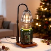 Candle Warmer Lamp for Yankee Large Candles with Timer, Height Adjustable Electric Lamp Candle Warmer for Home Room Decor，Black