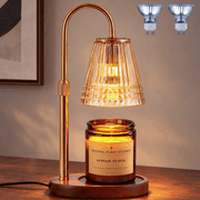 Candle Warmer Lamp with Timer Dimmable Wax Warmer Lamp for Jar Candles Height Adjustable Champagne Gold Home Decor Gift
