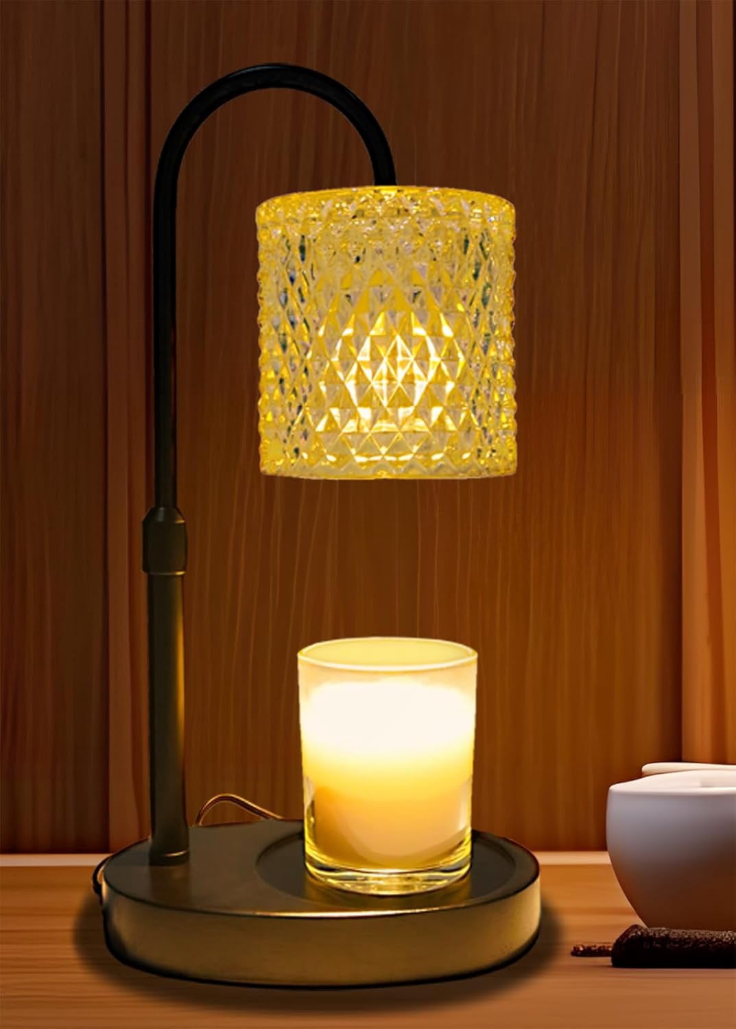 Candle Warmer Lamp with Timer Dimmable Height Adjustable, Birthday ...