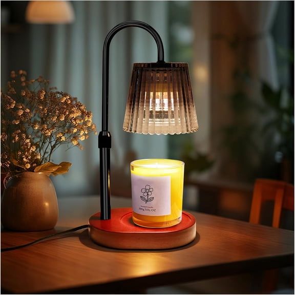 Candle Warmer Lamp with Timer Dimmer -  Decor, Gifts for Mom Women  Sister -Wax Melt Warmer,Adjustable Height with 2 Bulbs