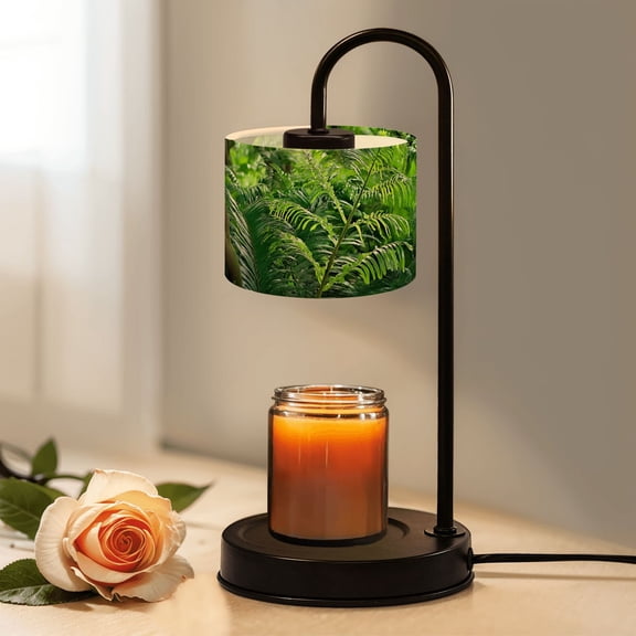 Candle Warmer Lamp with Timer Dimmer Tropical Rainforest Candle Lamp Warmer for Jar Candle with 4 Bulbs Gifts for Women House Warming Gifts