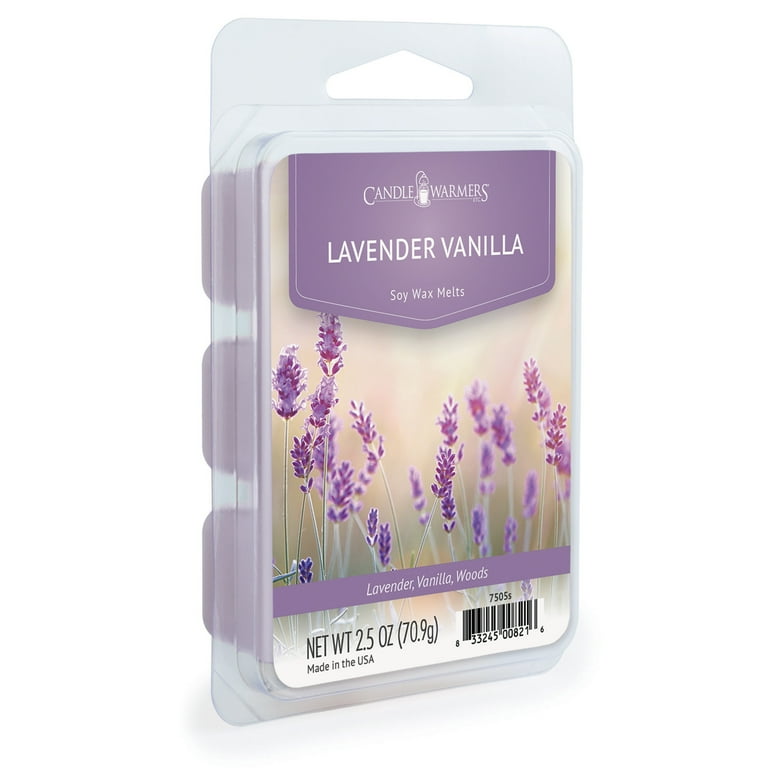 Candle Warmers Etc Lavender Vanilla Wax Melts - Floral Scent, Soy Blend,  High Fragrance Load in the Wax Melts & Warmers department at