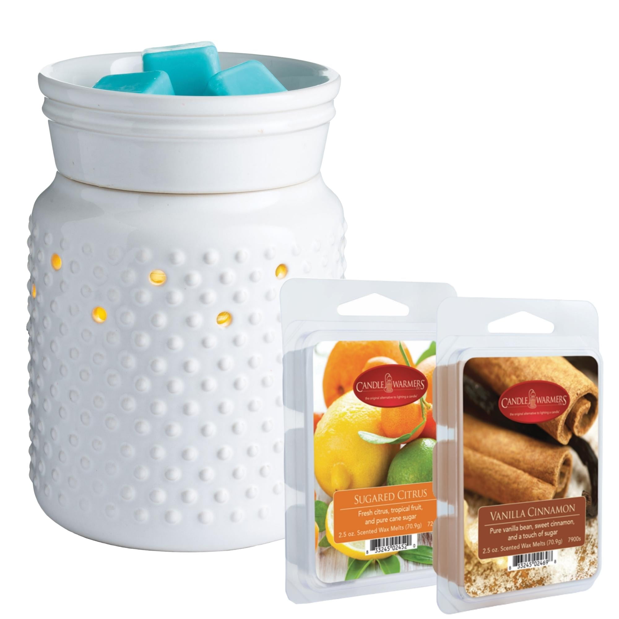 Candle Warmers Etc. Illumination Fragrance Warmer Gift Set, White