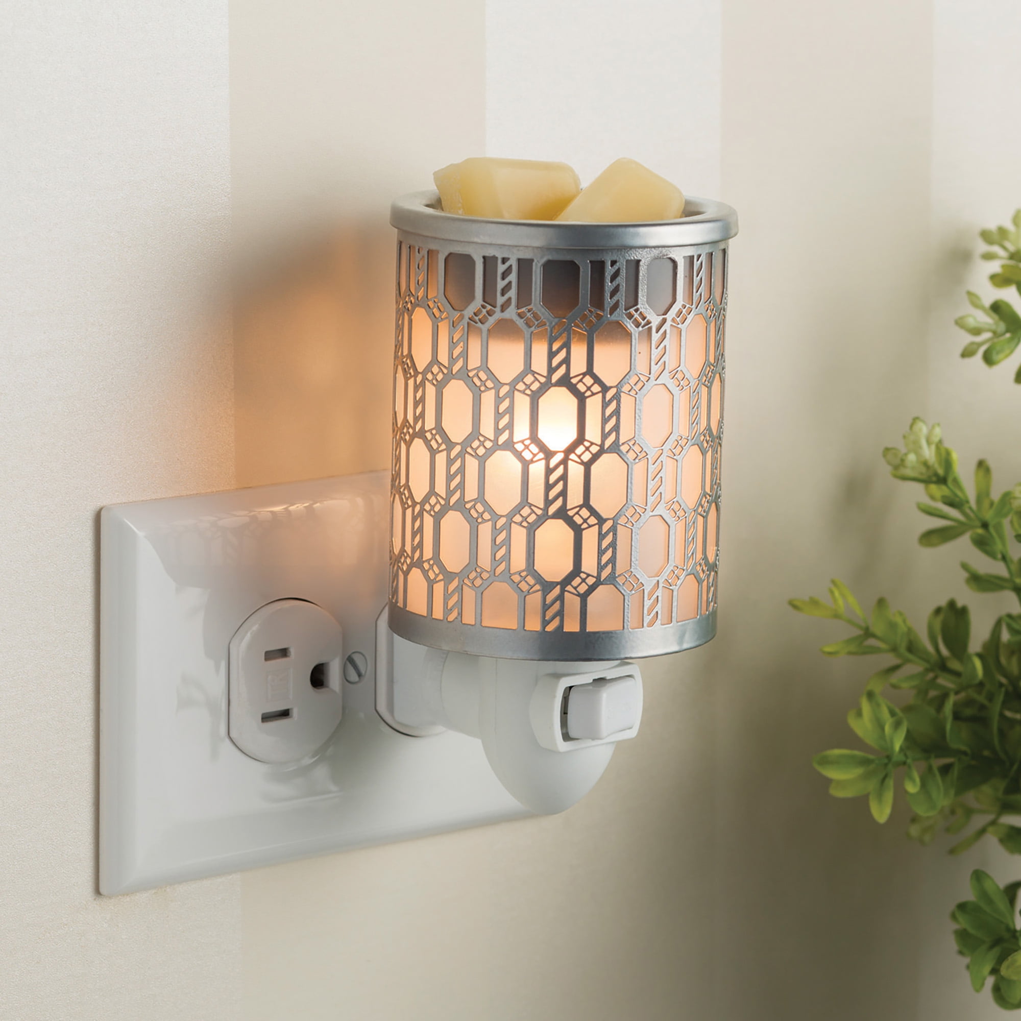 Candle Warmers Etc Pluggable Fragrance Warmer, Filigree