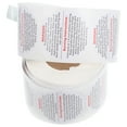 Candle Warning Stickers Detachable Label Removable Tag Jar Labels Round