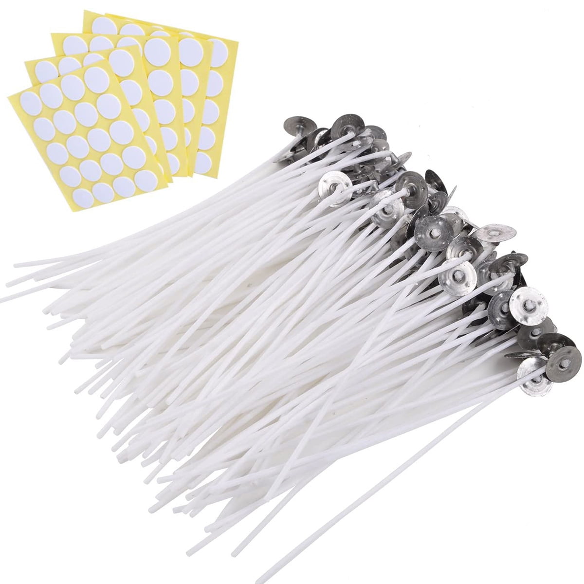 EricX Light 100 Piece Cotton Candle Wick 6 Pre-Waxed for Candle Making,Candle  DIY