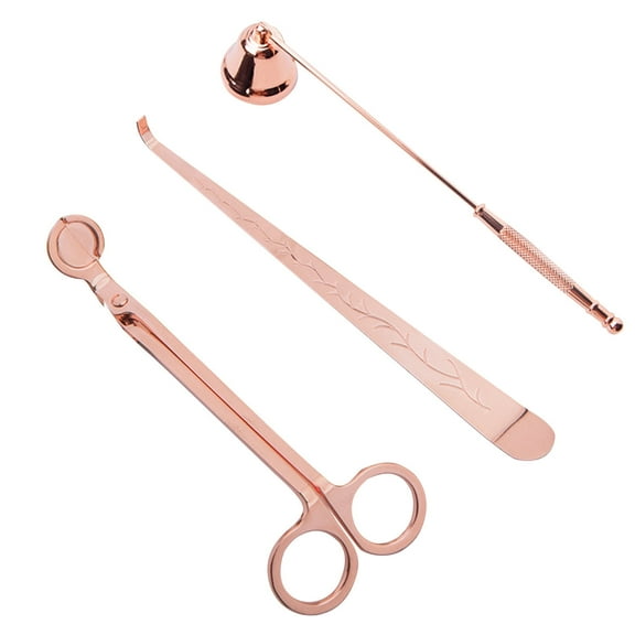 Candle Wick Cutter 3 In 1 Stainless Steel Candle Accessory Set Extinguish Candle Tool