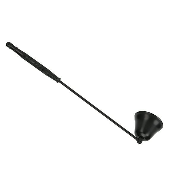 Candle Wick Snuffer Stainless Steel Flame Vintage Extinguisher with Long Handle Black
