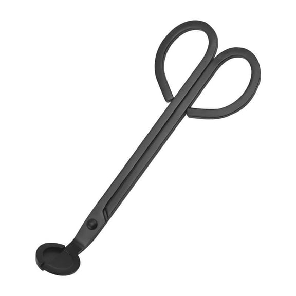 Candle Wick Trimmer, Polished Stainless Steel Wick Clip-per Cutter, Scissors, Reaches Deep Into Candles to Cut Spent Cord, Allow Cleaner Burn and Prevent Soot Buildup
