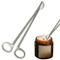 Candle Wick Trimmer, Stainless Steel Wick Cutter, Candle Scissors for Wick, Reaches Deep Into Candles to Cut Spent Cord, Allow Cleaner Burn and Prevent Soot Buildup, Candle Accessories, 7.1"