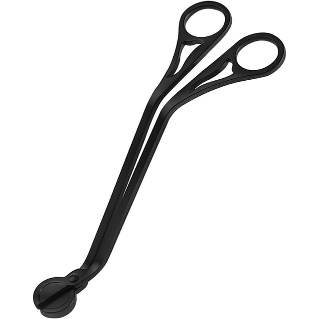 Candle Wick Cutter, Candle Wick Trimmer Wick Clipper Wick Cutter Scissor(Matte Black)
