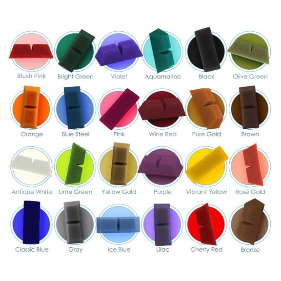 Candle dyeing block Candle batik material block DIY Candle making soy wax Candle dye Versatile Use - Light Orange