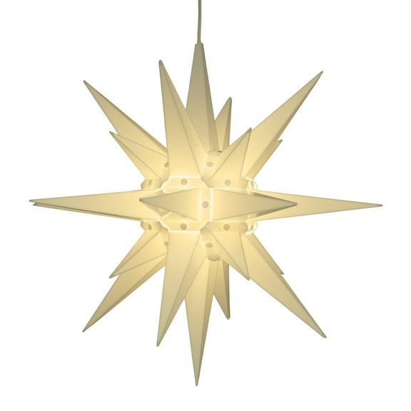 CandleCup Moravian Star Christmas Holiday Outdoor Light Decoration, 18"