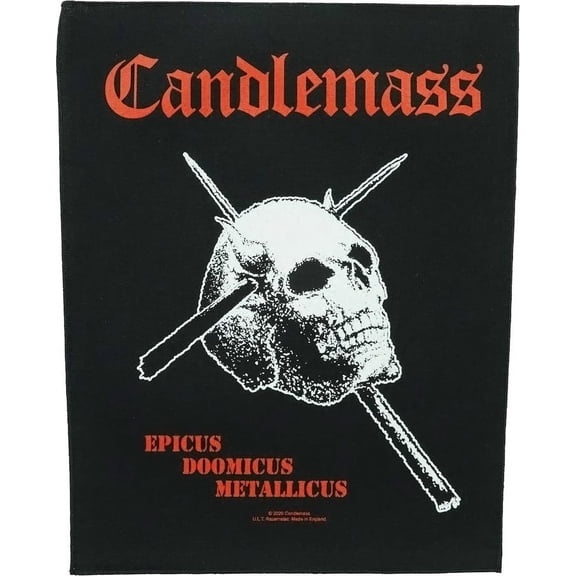 Candlemass - Epicus Doomicus Metallicus - 14" x 11" Printed Back Patch