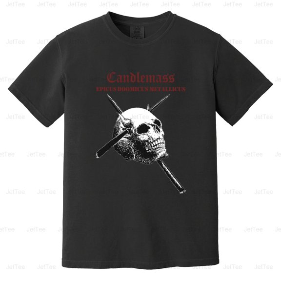 Candlemass Epicus Doomicus Metallicus Vintage Retro Doom Metal Comfort Color T-Shirt Unisex, up to 4XL