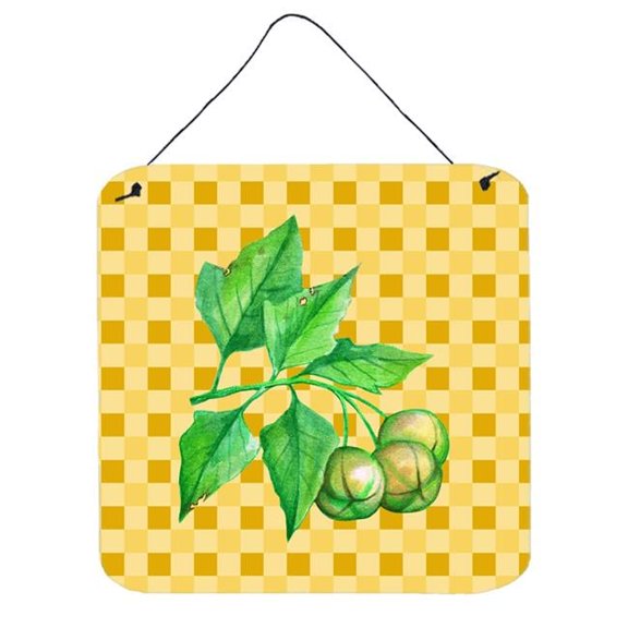 Candlenut on Basketweave Wall or Door Hanging Prints