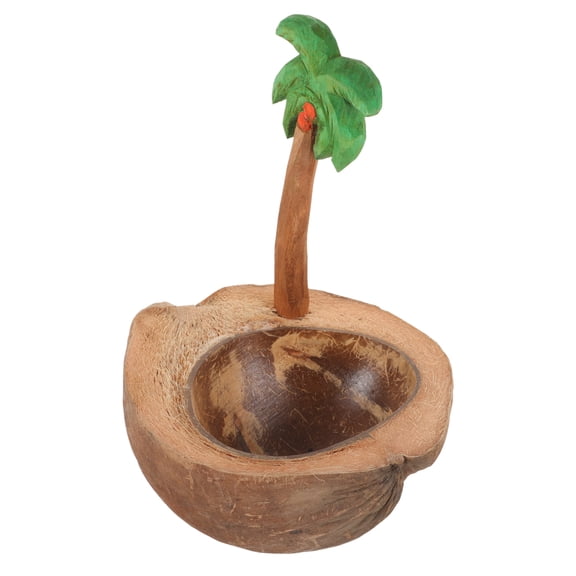 LITINKIMI Portable Coconut Shell Candle Holder for Tabletop Decor and Romantic Candlelight Dinner Ambiance