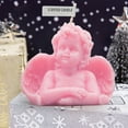 thumbnail image 1 of Candles Clearance! Scented Candle with Flame Half-Length Smile Angel Candles & Holders Flash Sale!, 1 of 7