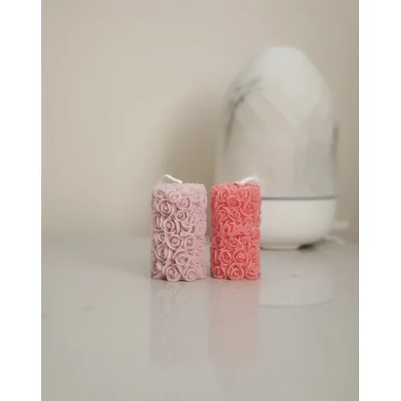 Candles Decorative Rose (2 Piece Set)